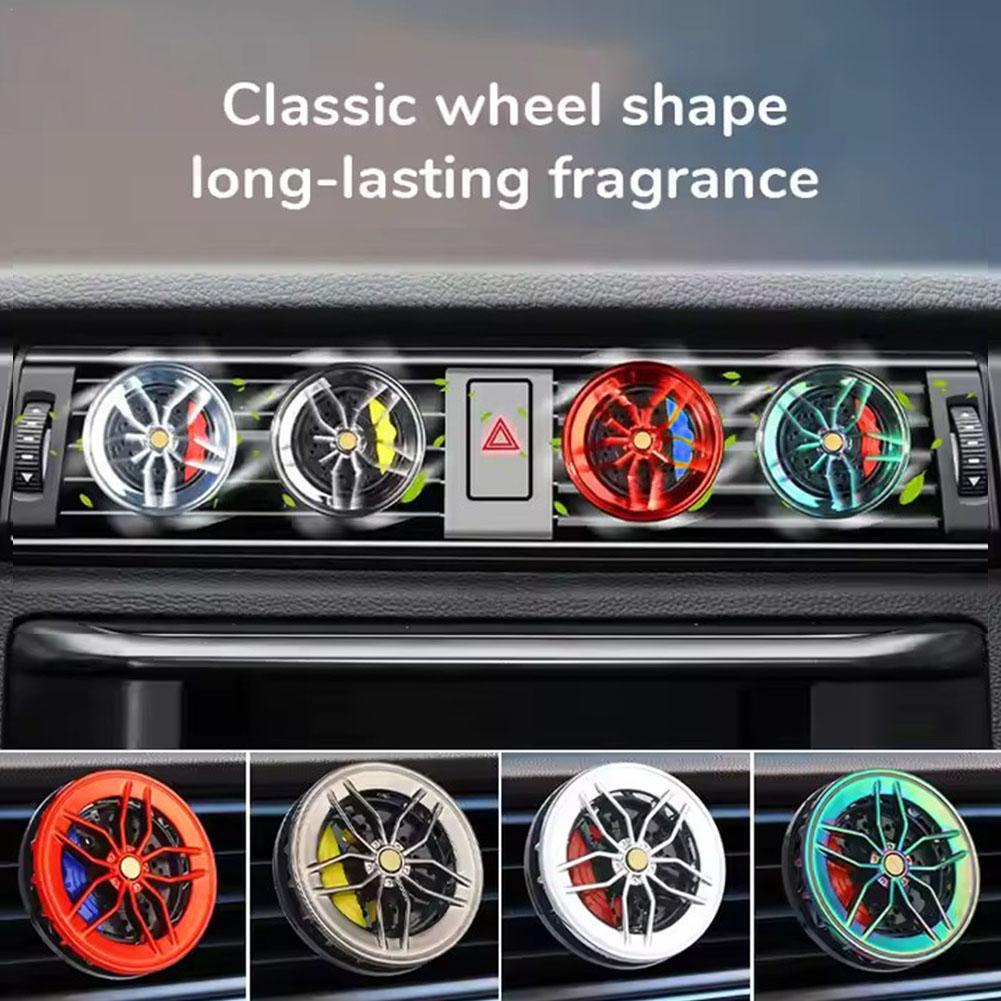 Perfume Fragrance Wheel - Draaibare Auto Luchtverfrisser Clip Auto Wielnaaf