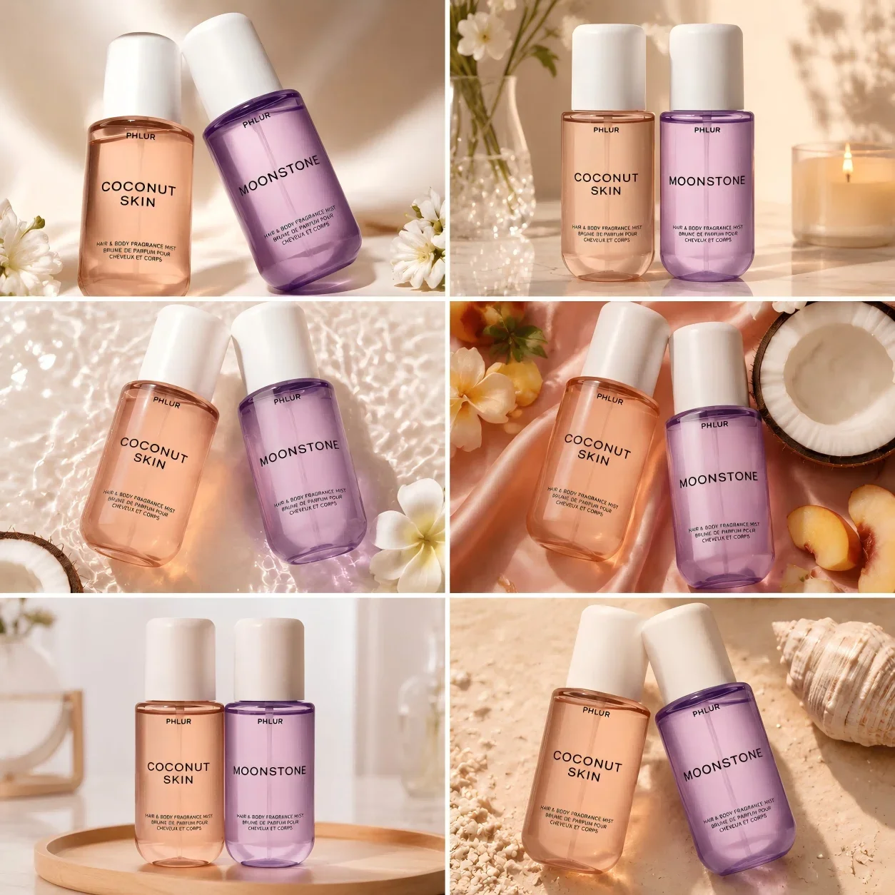 Perfume Scent Fragrance - PHLUR Kokosolie & Maansteen Haar- en