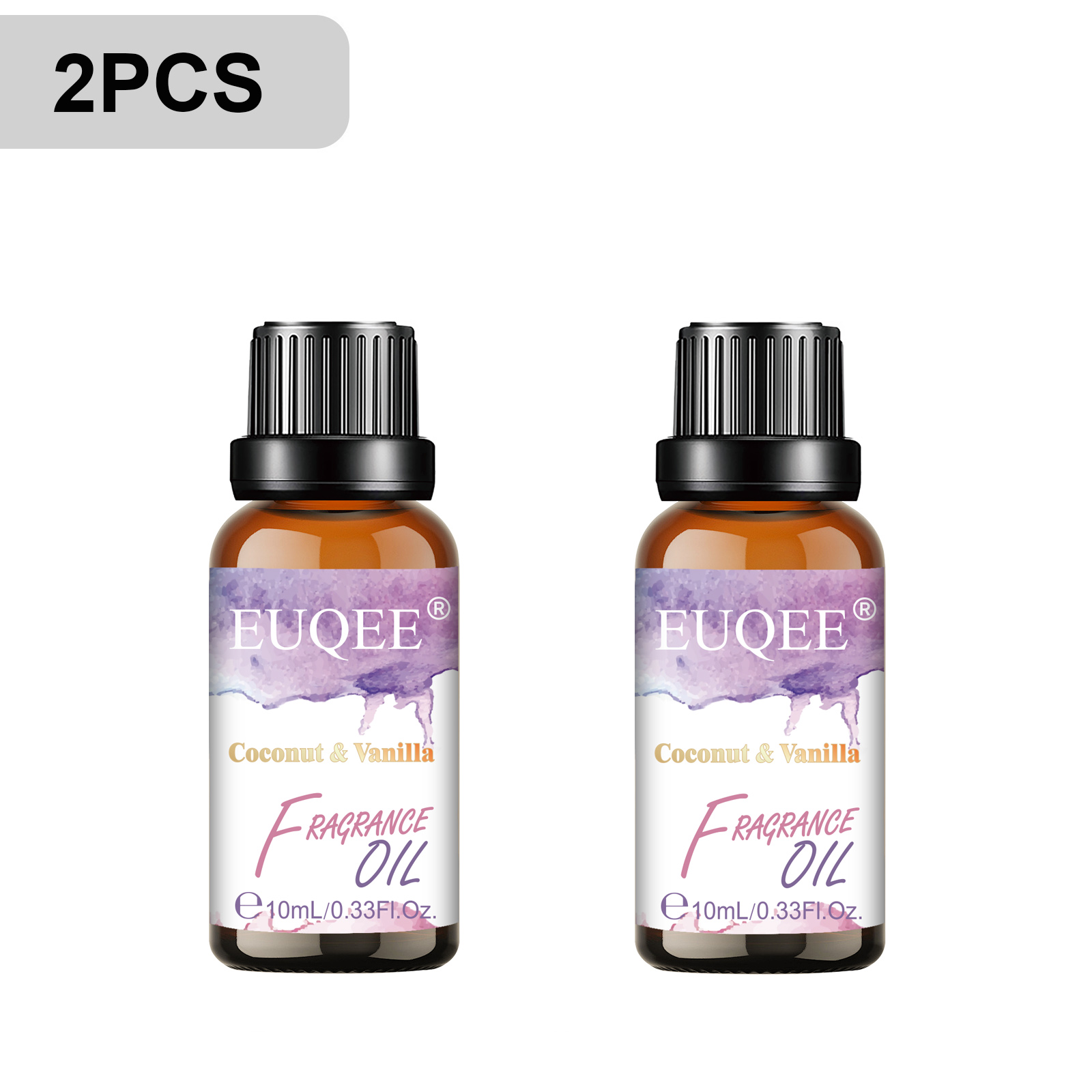 Musk White Oil - EUQEE 2 Flessen 10ml Aromatherapie Geuroliën