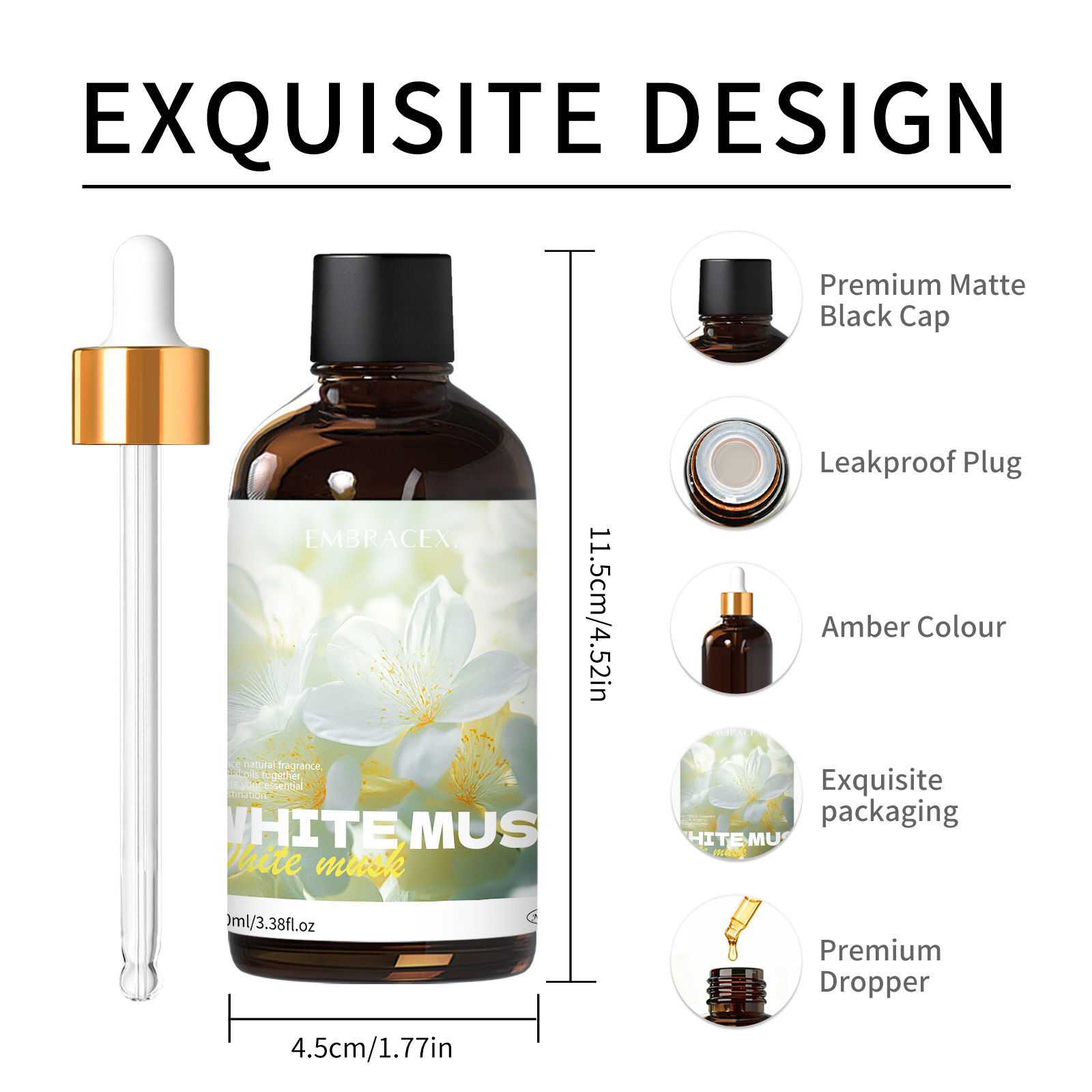 100 ml witte muskus natuurlijk - Musk White Oil recensie en prijs