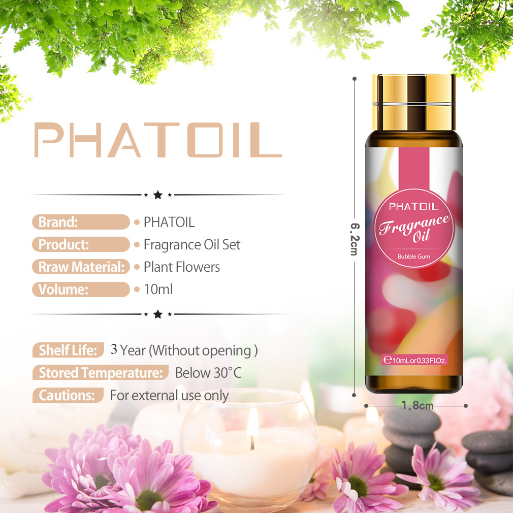 PHATOIL 9pcs 10ml Geurolie voo - Musk White Oil recensie en prijs