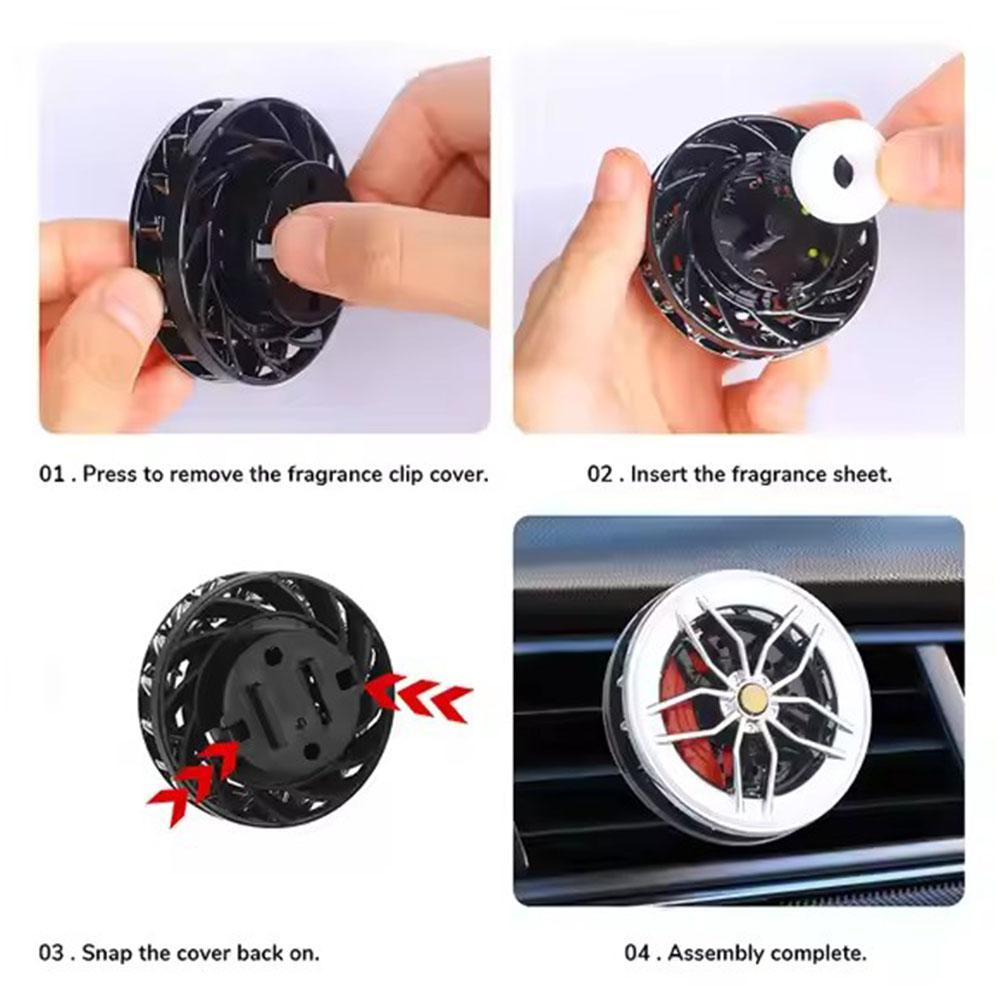 Draaibare Auto Luchtverfrisser - Perfume Fragrance Wheel recensie en prijs