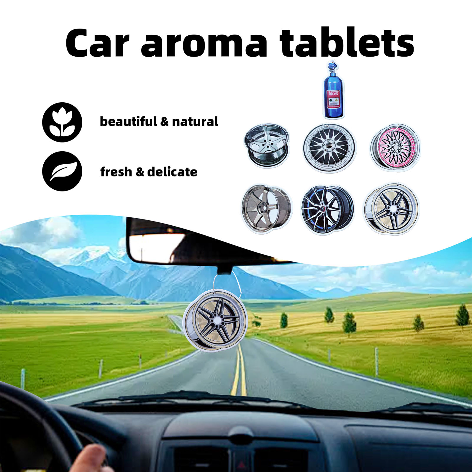 Wielvormige Japanse autoluchtv - Perfume Fragrance Wheel recensie en prijs