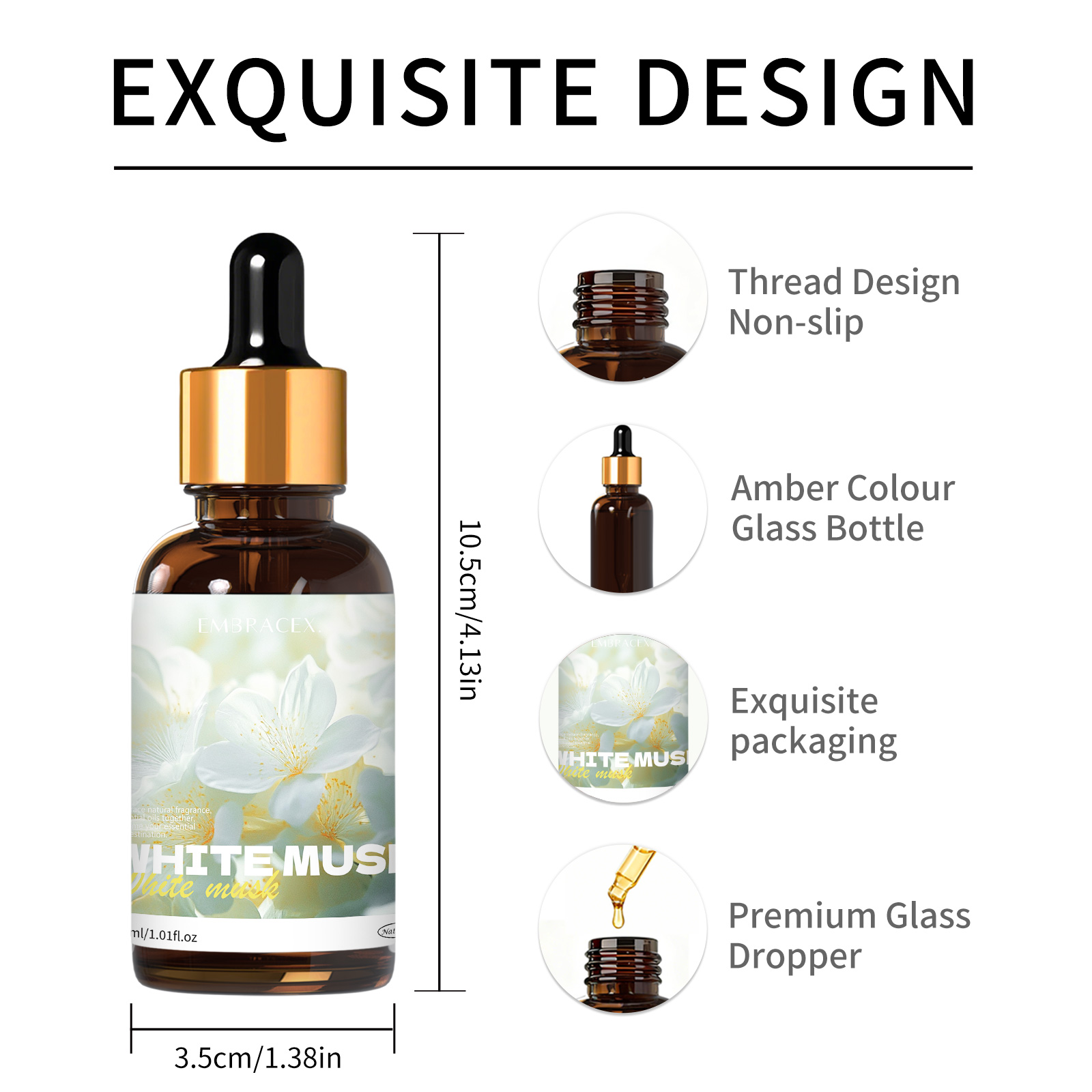 30ml Witte Muskus Essentiële O - Musk White Oil recensie en prijs