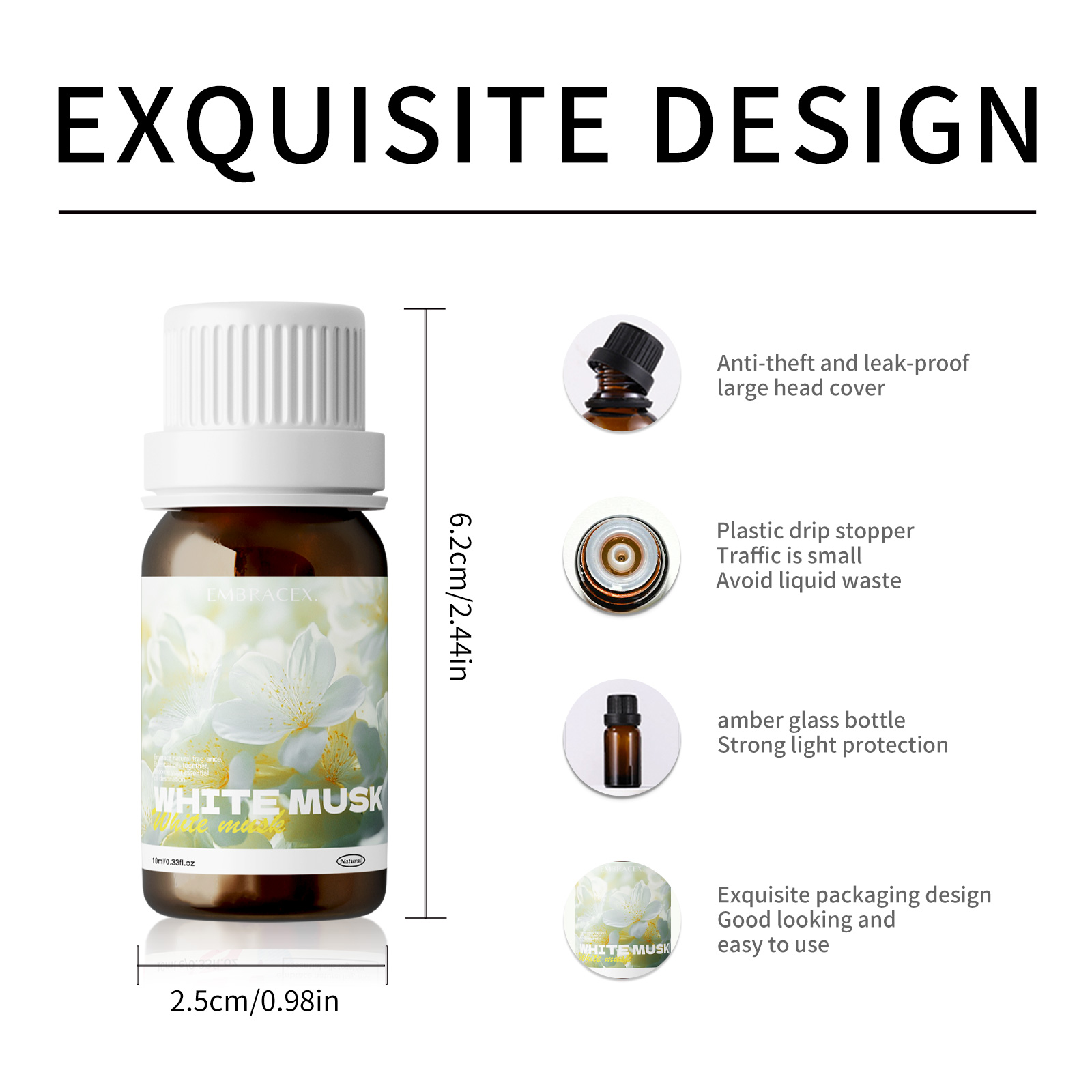 10ml Witte Muskusolie Rozemari - Musk White Oil recensie en prijs