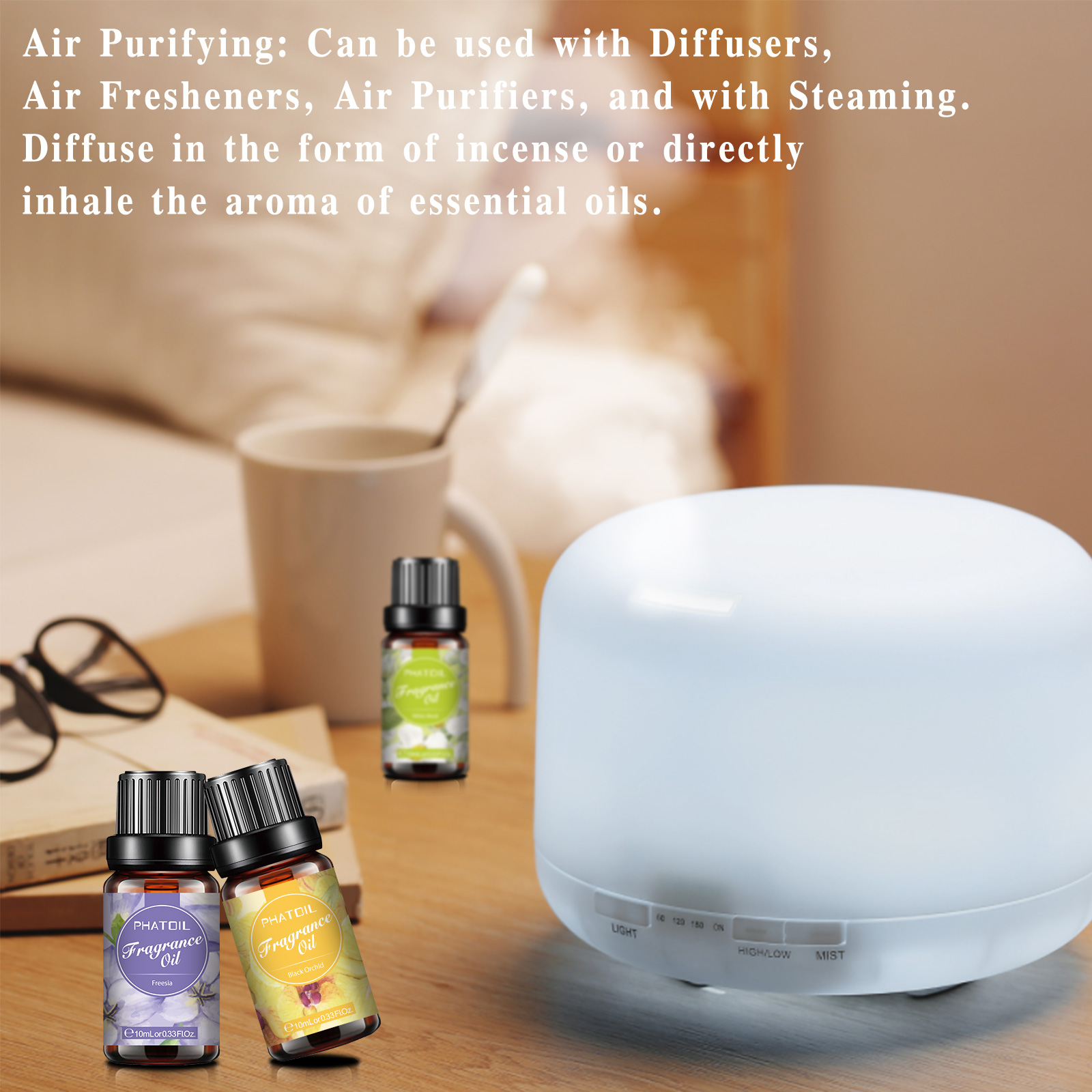 PHATOIL 10 STKS Geurolie Set - - Musk White Oil recensie en prijs